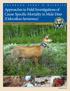Approaches to Field Investigations of Cause-Specific Mortality in Mule Deer (Odocoileus hemionus)