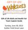 Gift of Life Walk and Health Fair Team Captain Guide. Sunday, June 30, 2013 Soldier Field Great Lawn