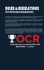 RULES & REGULATIONS OCR European Championships
