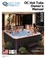 OC Hot Tubs Owner s Manual