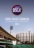 SURREY CRICKET FOUNDATION OUTSTANDING SERVICE TO CRICKET AWARDS