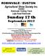 ROBINVALE / EUSTON Agricultural Show Society Inc. To be held at Robinvale Trotting Track Latje Road Robinvale Sunday 17 th September 2017