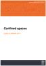 Confined spaces Code of practice 2011