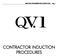 INDUCTION PROCEDURES FOR CONTRACTORS Page 1 CONTRACTOR INDUCTION PROCEDURES