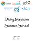 Diving Medicine Summer School