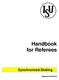 Handbook for Referees
