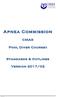 Apnea Commission CMAS Pool Diver Courses Standards & Outlines Version 2017/02