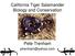 California Tiger Salamander Biology and Conservation. Pete Trenham.
