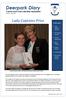 Lady Captains Prize. Dolores Lacey, winner, receiving her prize from Captain Marie Olwill