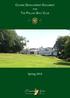 Course Development Document. for The Pollok Golf Club