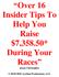 Over 16 Insider Tips To Help You Raise $7,358.50* During Your Races