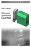 User s manual. Nitrogen generator Laser Cut