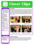 Clover Clips. A newsletter for Johnson County 4-H families.
