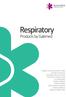 Respiratory. Products by Galemed
