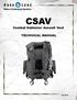 CSAV. Combat Swimmer Assault Vest. Rev.05/11