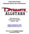 Information Packet Dynamite Allstars Season