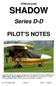Series D-D PILOT S NOTES