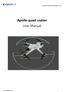 Apollo quad copter User Manual