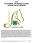 2015 CALIFORNIA 4-H HORSE CLASSIC HORSE SHOW PREMIUM