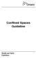 Confined Spaces Guideline