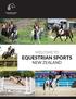 WELCOME TO EQUESTRIAN SPORTS NEW ZEALAND
