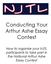Conducting Your Arthur Ashe Essay Contest. How to organize your NJTL participants to take part in the National Arthur Ashe Essay Contest