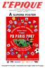 A SUPERB POSTER The poster PO Paris 2007, conceived by Karin Froger, mother of a PO player