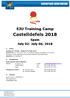 EJU Training Camp. Castelldefels Spain July 02- July 06, 2018