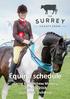 Equine schedule. Spring Bank Holiday Monday 28th May 2018 Stoke Park, Guildford