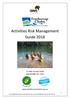 Activities Risk Management Guide 2018