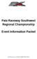 Pala Raceway Southwest Regional Championship Event Information Packet