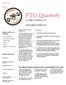 FTO Quarterly. Fur Takers of Oklahoma, Inc. WELCOME TO THE F.T.O. SPECIAL POINTS OF INSIDE THIS ISSUE:
