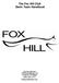 The Fox Hill Club Swim Team Handbook