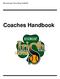 Rosemount Traveling Softball. Coaches Handbook