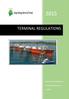 TERMINAL REGULATIONS ENGRO ELENGY TERMINAL LTD. Port Muhammad Bin Qasim 3/1/2015