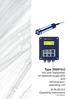 Type Two-wire Transmitter for dissolved oxygen (DO) and terminal box/ operating unit B Operating Instructions 12.