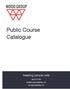 Public Course Catalogue