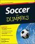 Soccer. DUMmIES 2ND EDITION FOR
