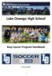 Lake Oswego High School. Boys Soccer Program Handbook