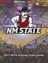 VISITING TEAM GUIDE NM STATE ATHLETICS
