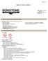 SAFETY DATA SHEET. Page 1 of 4 1. PRODUCT AND COMPANY IDENTIFICATION. PRODUCT CODE: Touchstone Edge System, Part A