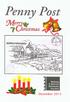 Penny Post. Merry Christmas. Woking & District Philatelic Society