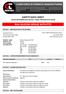 SAFETY DATA SHEET ISSUED SEPTEMBER 2014 (VALID 5 YEARS FROM DATE OF ISSUE) R14+ SILICONE GREASE WITH PTFE