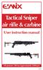 Tactical Sniper air rifle & carbine