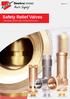 Edition 3.5. Safety Relief Valves. - Repeatable Bubble-Tight Sealing Performance
