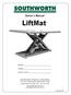 Owner s Manual. LiftMat. Model# Serial# Placed in service