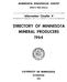 DIRECTORY OF MINNESOTA MINERAL PRODUCERS