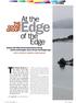 At the. of the. Edge. Explore the little-documented Goose Group and its anchorages, shore forays and dinghy trips