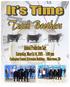 It s Time. Tesch Brothers. Annual Production Sale Saturday, March 14, :00 pm Codington County Extension Building.