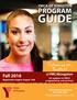 GUIDE PROGRAM. Follow us on Twitter! Fall 2016 Registration begins August 16th YMCA OF Building Healthy Communities